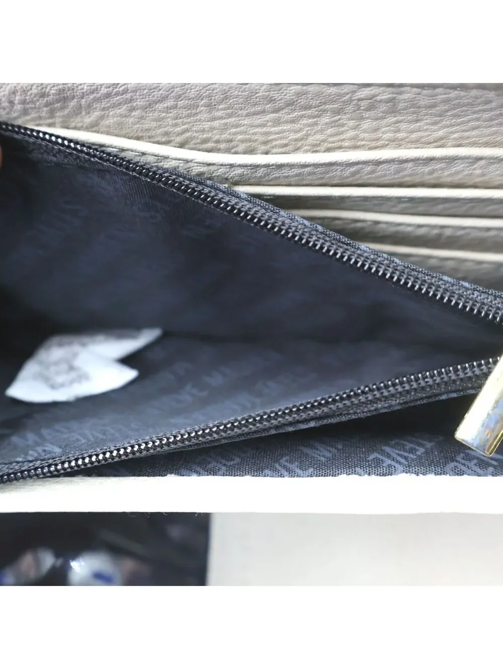 Women's Steve Madden Two-Tone Zip Around Wristlet Wallet